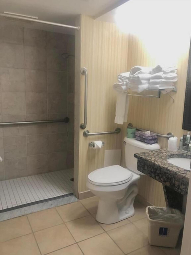 Bathroom 5, The Barclay Towers Resort Hotel, Virginia Beach