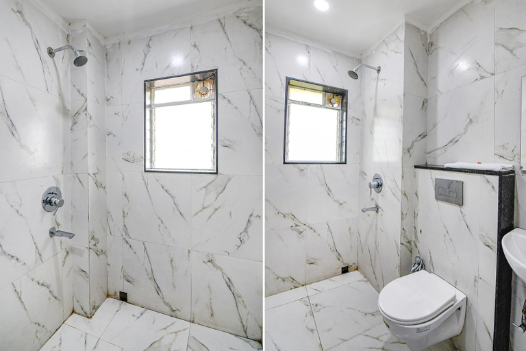 Bathroom 4, FabHotel Grand Hazra Inn - Nr. Ballygunge Station, Kolkata