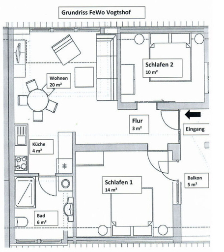 Floor plan, Amazing Apartment in Unterkirnach, Schwarzwald-Baar-Kreis