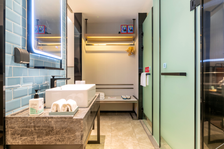 Bathroom 5, Echarm Hotel (Macheng Square Branch), Huanggang