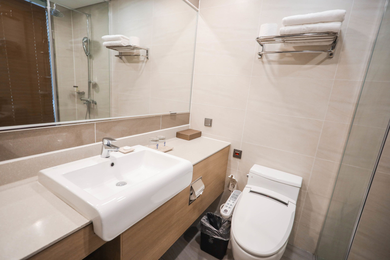 Bathroom 5, Hotel Whistlelark Jeju, Jeju