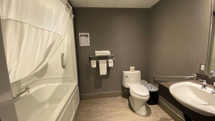 Bathroom 4, Hôtel & Suites Le Dauphin Drummondville, Drummond