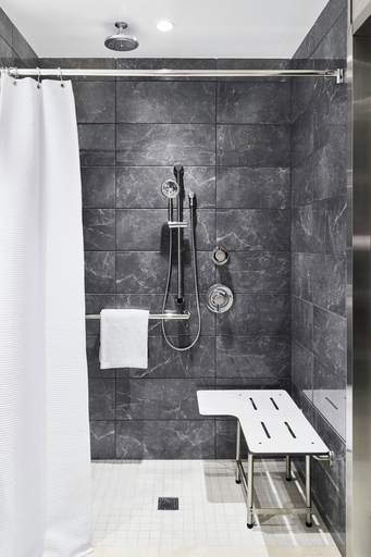 Bathroom 5, AC Hotel by Marriott Charlotte SouthPark, Mecklenburg