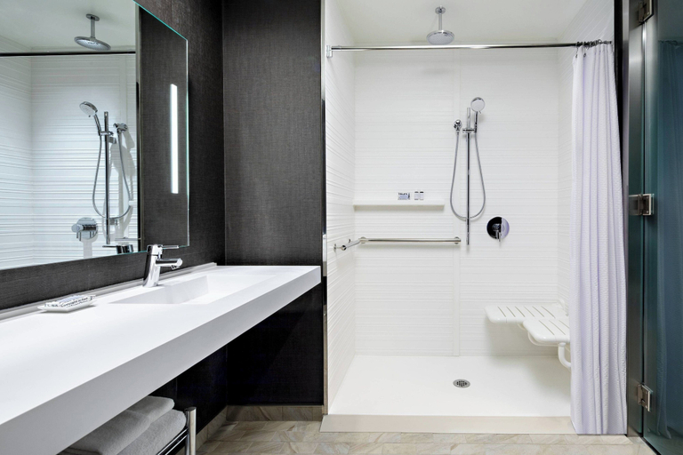 Bathroom 5, AC Hotel by Marriott Grand Rapids Downtown, Kent