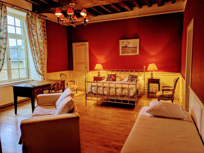 Bedroom 2, Domaine de Launay Blot Resort, Demeure de Prestige, Ille-et-Vilaine