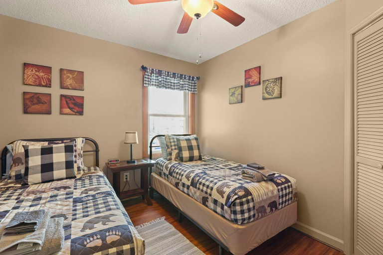 Bedroom 2, 301 Pinnacle Inn Rd 1214 by Carolina Stays, Avery