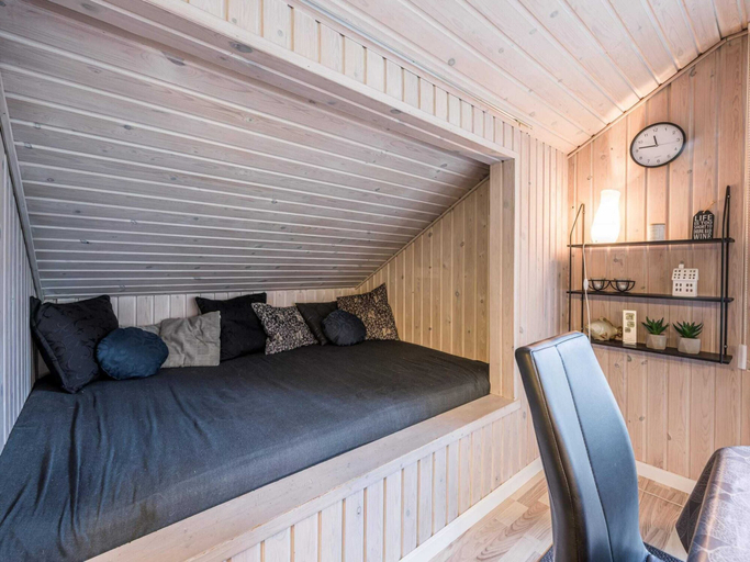 Bedroom 2, 4 Star Holiday Home in Norre Nebel, Varde