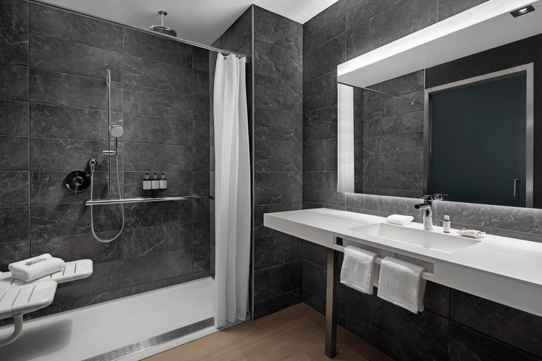 Bathroom 4, AC Hotel by Marriott Orlando Downtown, Orange