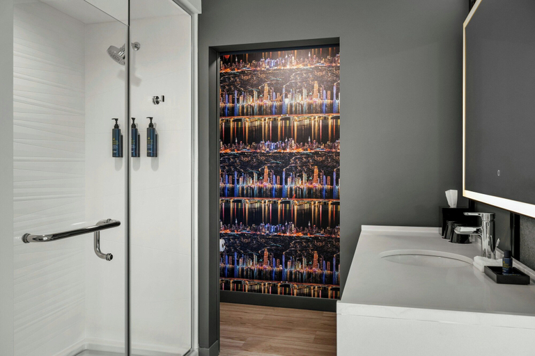 Bathroom 4, Aloft by Marriott Chicago Schaumburg, Cook