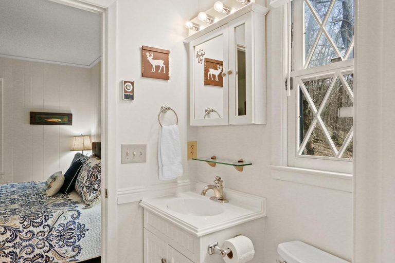 Bathroom, 115 Hummingbird Rd by Carolina Stays, Watauga