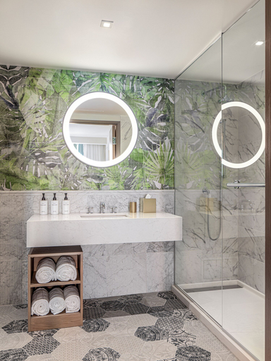 Bathroom 5, The Ray Hotel Delray Beach, Curio Collection by Hilton, Palm Beach