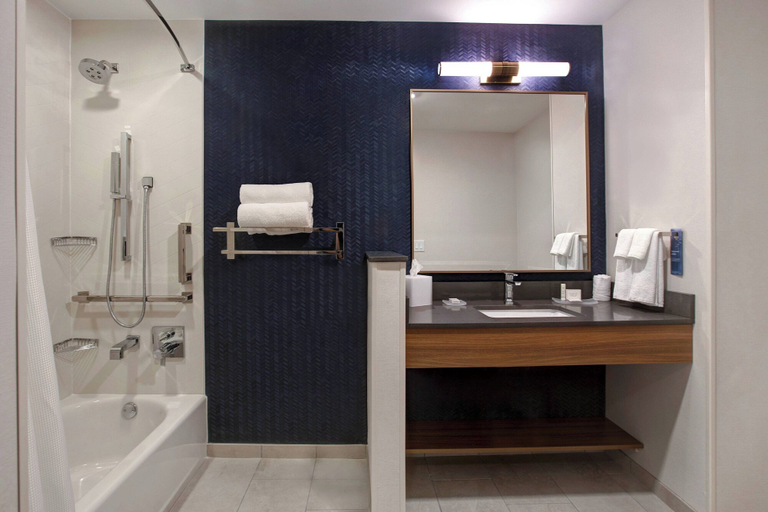 Bathroom 5, Fairfield Inn & Suites by Marriott Chicago Bolingbrook, Will