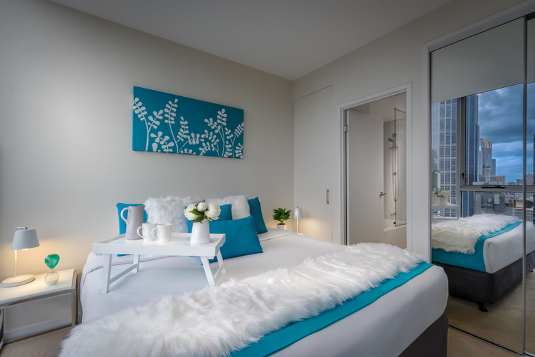 Bedroom 3, Milano Serviced Apartments, Melbourne