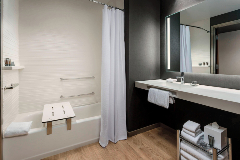 Bathroom 3, AC Hotel by Marriott Chapel Hill Downtown, Orange