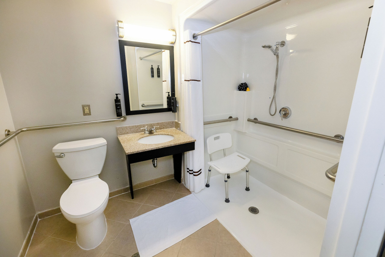 Bathroom 5, Kellogg Conference Hotel at Gallaudet University, Washington D.C.