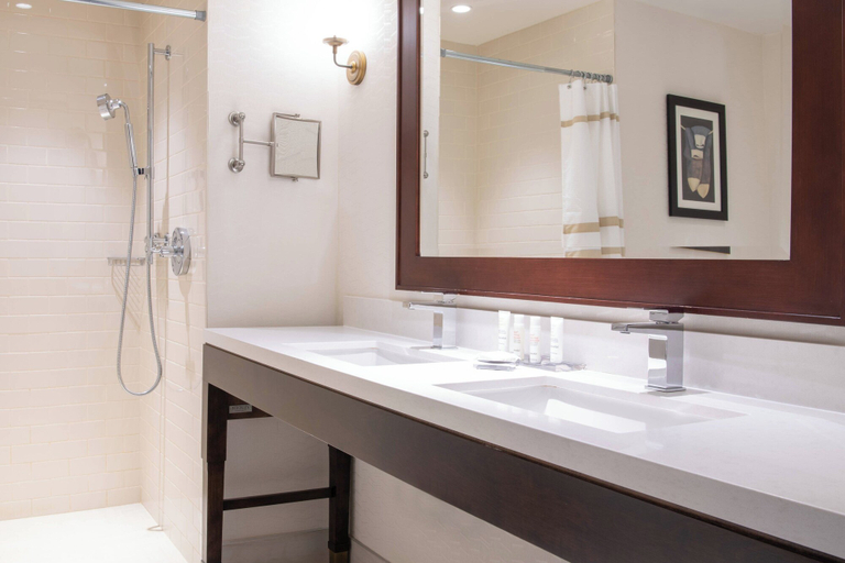 Bathroom 4, Marriott Syracuse Downtown, Onondaga