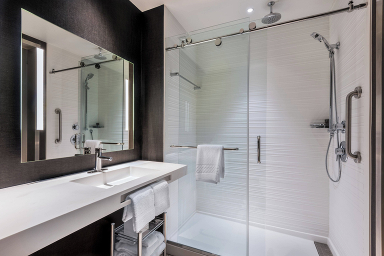 Bathroom 4, AC Hotels by Marriott Charlotte City Center, Mecklenburg