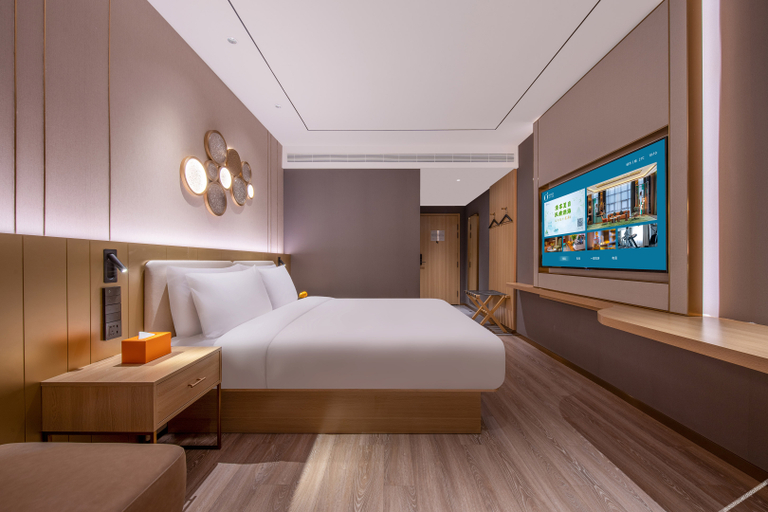 Bedroom 2, Orange Hotel Wendeng Kunyu Road Liqun, Weihai