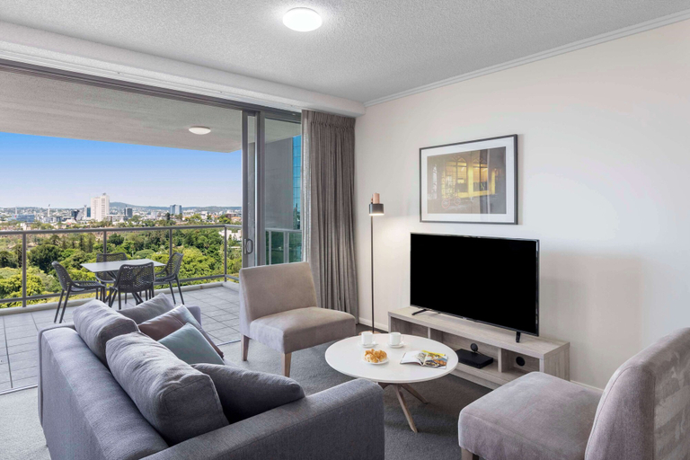 Bedroom 3, Oaks Brisbane on Margaret Suites, Brisbane