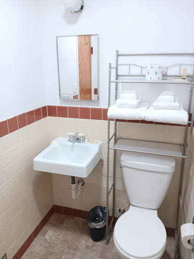 Bathroom 5, Crawford Motel, Baca