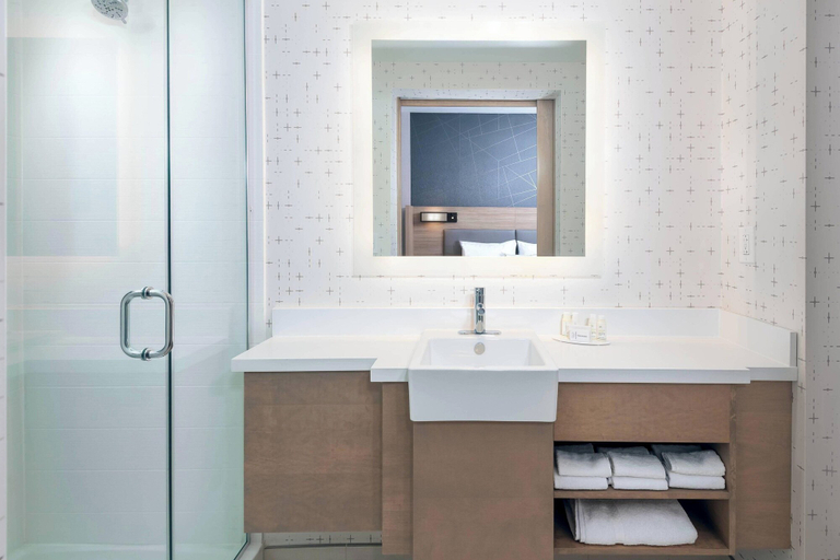 Bathroom 4, SpringHill Suites by Marriott Indianapolis Westfield, Hamilton