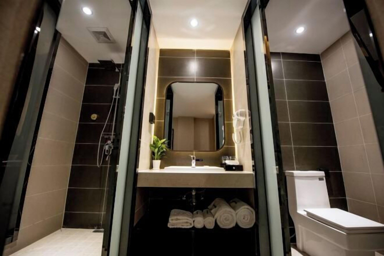 Bathroom 4, Lan'o Shangpin Hotel Xiangshuihua Never Sleeping City, Yancheng