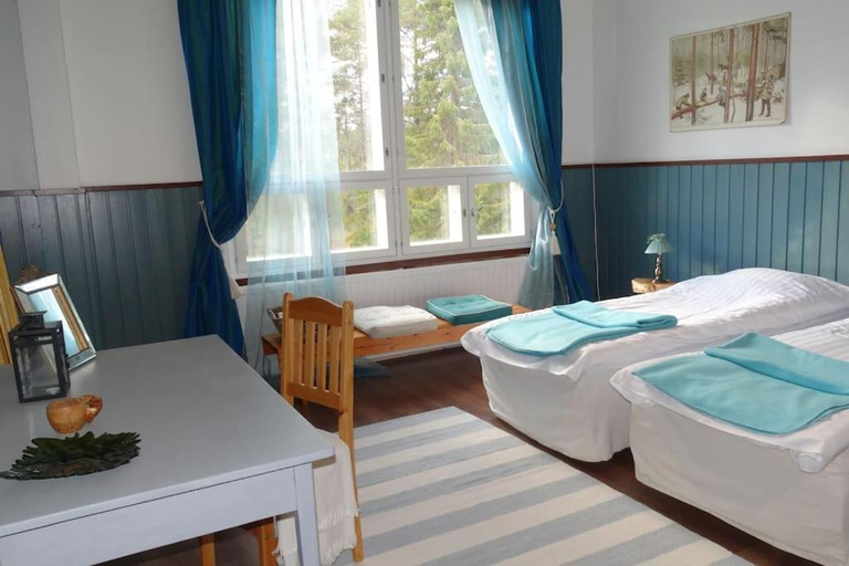 Bedroom 3, the old school of halosenranta, Lapland