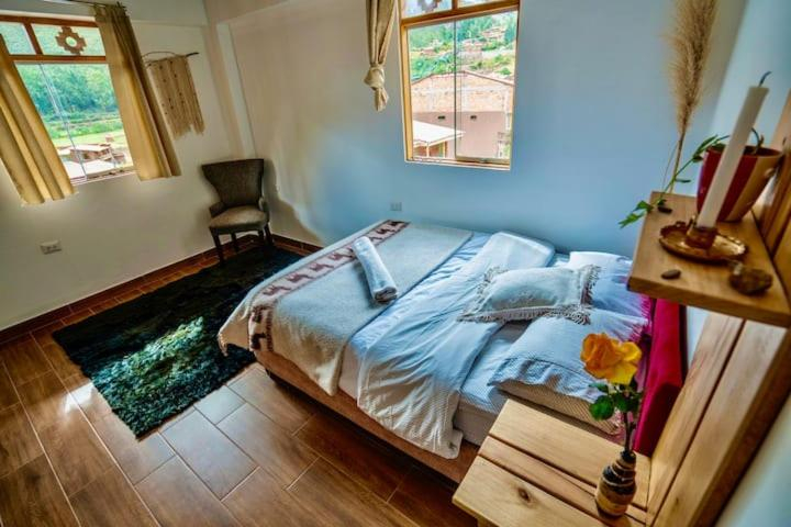 Bedroom 3, Blue Lotus Chamomile with Mountain view and Balcony, Calca