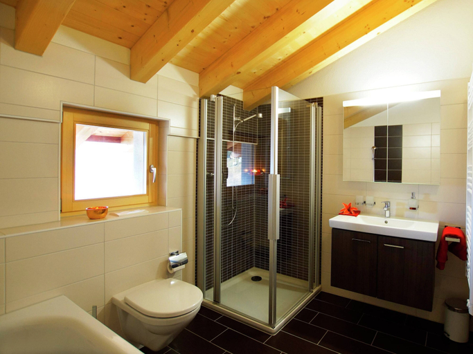 Bathroom, Chalet in Heremence With Stunning Alpine Views, Hérens
