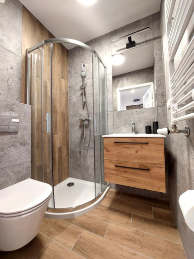 Bathroom 2, Royal Smart Apartments Cracow, Kraków City