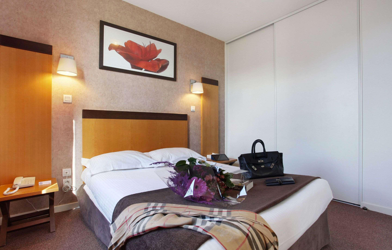 Bedroom, Appart Hotel Odalys City Lyon Bioparc, Rhône