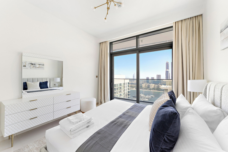 Bedroom 2, Silkhaus Beach Vista, Dubai Harbor, Dubai