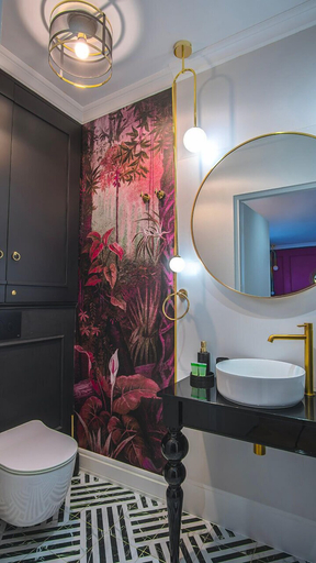 Bathroom 2, Motlawa Apartments - Old Town by the river, Fast Wifi, Gdańsk City