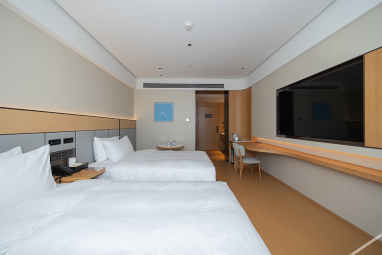 Bedroom 2, Ji Hotel Lianyungang Ganyu Wanda Plaza, Lianyungang
