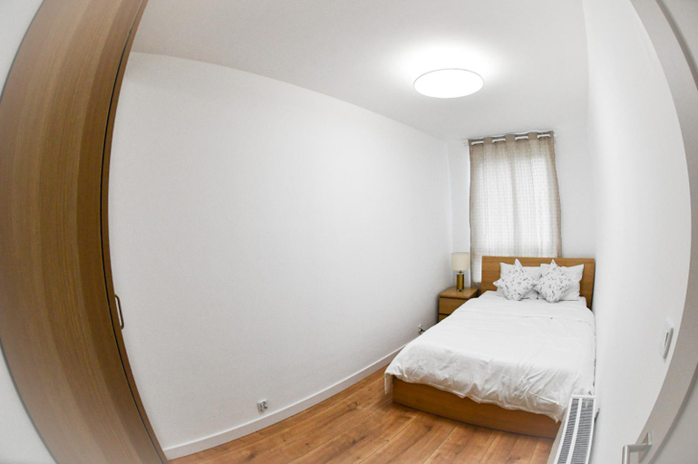 Bedroom 2, Elegant Two-Room Apartment, City Center, Balcony , Kraków City