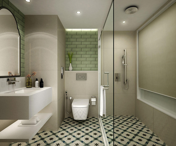 Bathroom 5, Meritas Auberge Calangute Goa, North Goa