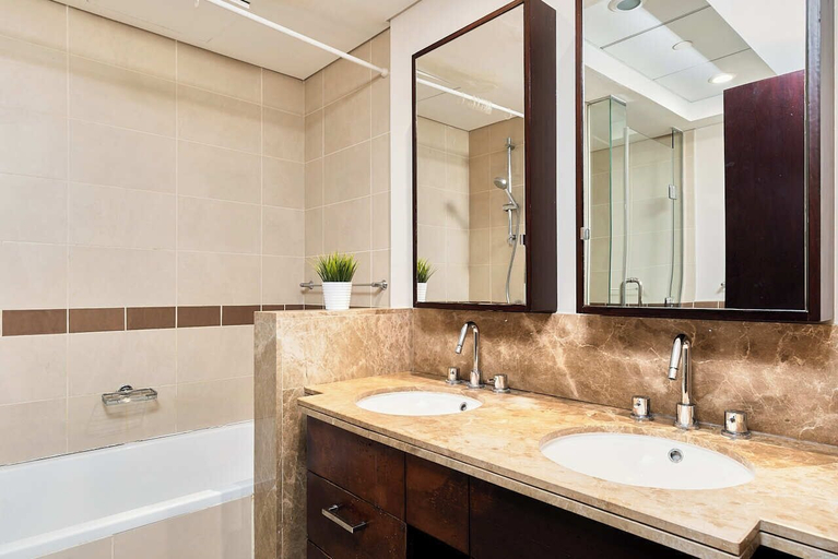 Bathroom 2, Bellavista-1BR Annex-PartialFountainView, Dubai