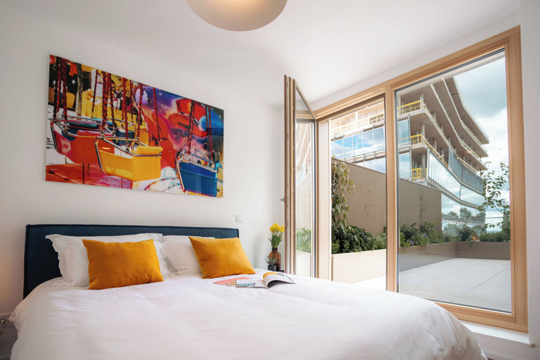 Bedroom 2, Media Bay Apartments, Luxembourg