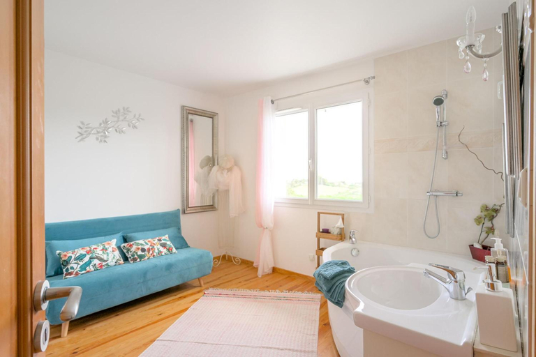 Bedroom, Maison Madalena Villas with Private Pool, Pyrénées-Atlantiques
