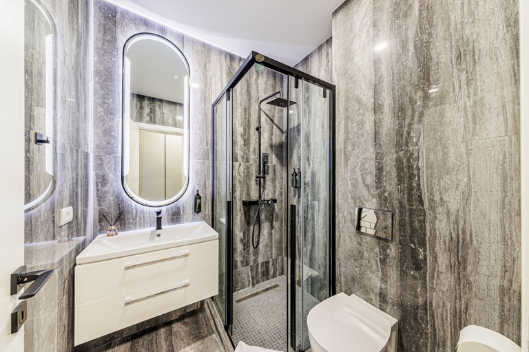 Bathroom 3, CAVAR APARTHOTEL, Municipiul Bucuresti