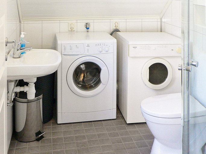 Bathroom, 4 Star Holiday Home in Sorbovag, Hyllestad