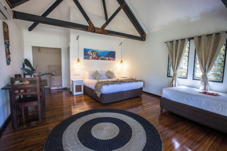 Bedroom 3, Waidroka Bay Resort, Serua