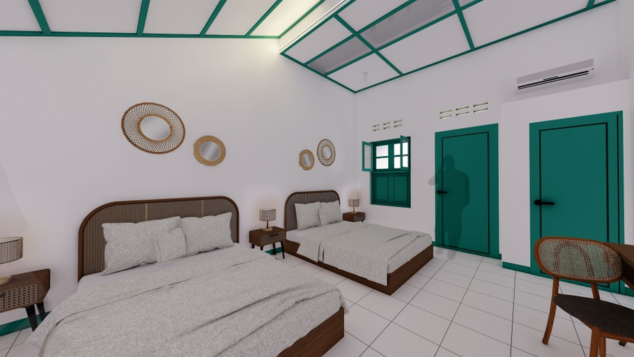Bedroom 1, The Utara Hotel Tugu by Eresha Hospitality, Yogyakarta