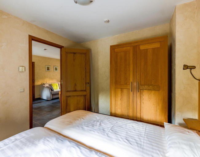 Bedroom 2, Elegant Apartment in Aywaille near Forest, Liège