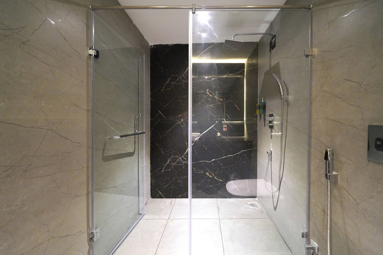 Bathroom 4, Olive Hotel Benz Circle, Vijayawada by Embassy Group, Krishna