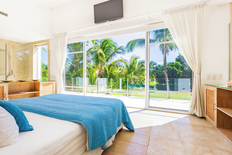 Bedroom 3, Luxury Villa Waterfall - Pool & BBQ, Salvaleon de Higuey