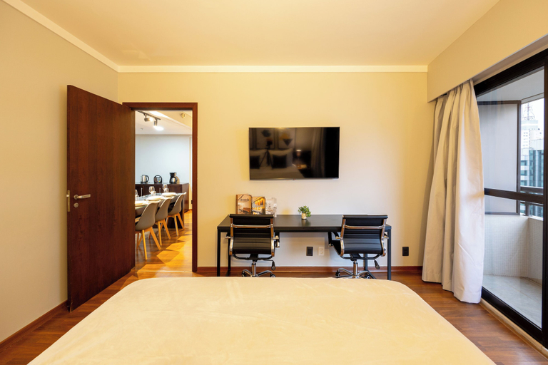 Bedroom 2, GPP - Grand Plaza Paulista By Anora Spaces, São Paulo