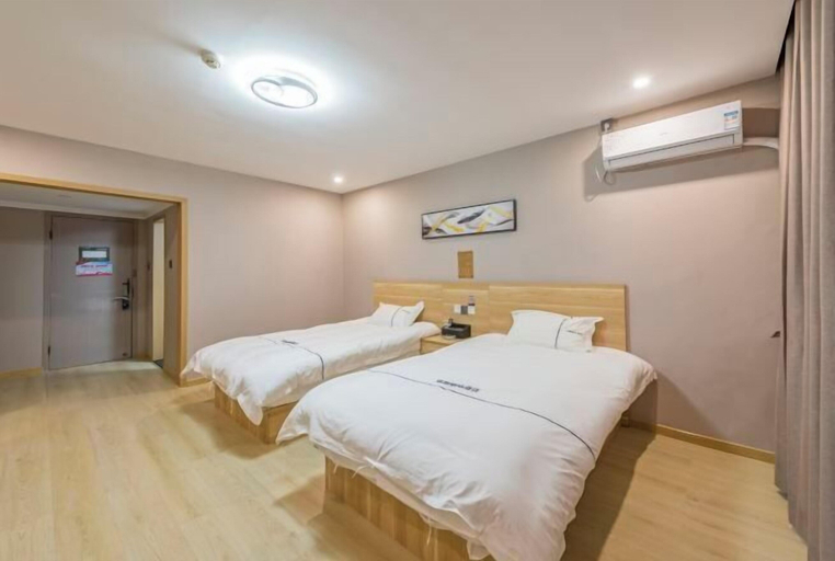 Bedroom 3, Qiha Hotel (Xiangshan North Gate Qingcao Alley), Ningbo