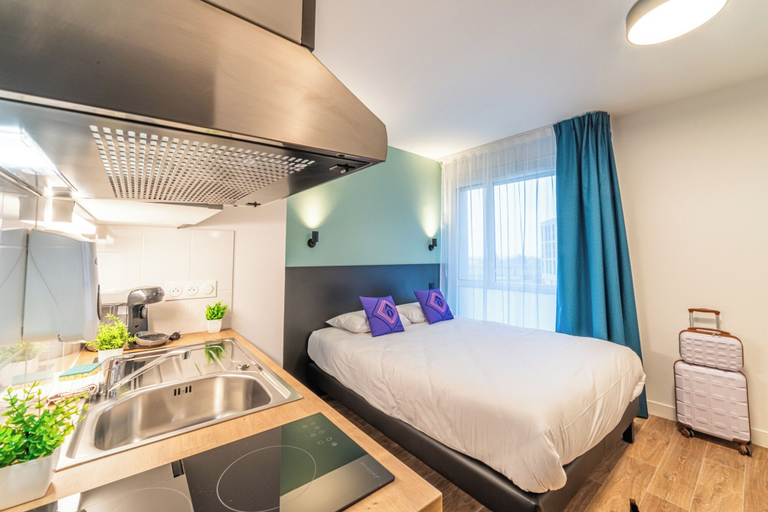 Bedroom 3, Montempô appart-hôtel Bordeaux Belvédère, Gironde