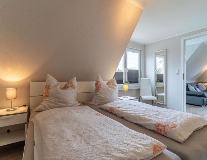 Bedroom 4, Ferienwohnung Dunenzauber, Nordfriesland